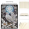 (US Local)Bird Special Shaped Diamond Painting Journal Notebook for Adults Students
