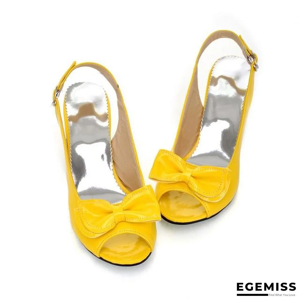 Big Size Women Peep Toe High Heels Summer Sandals Shoes | EGEMISS
