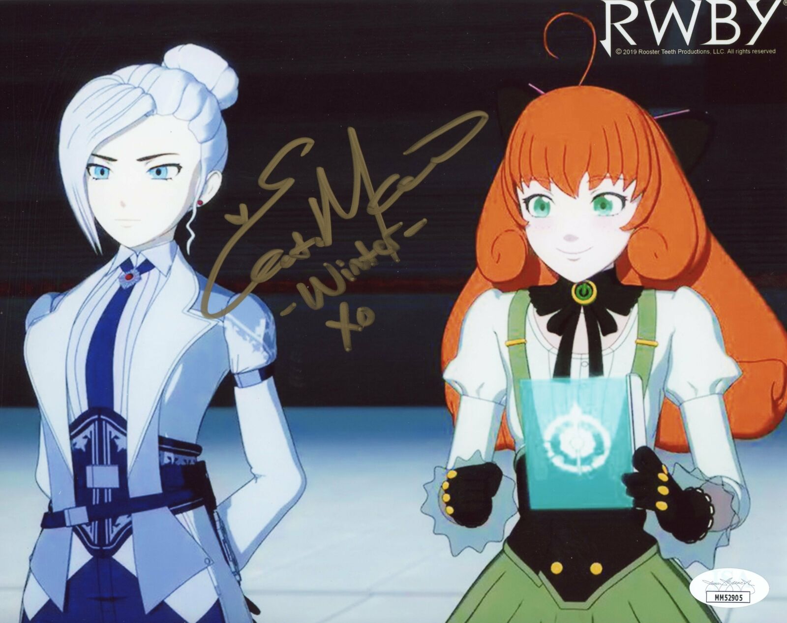 Elizabeth Maxwell RWBY 8x10 Photo Poster painting Signed Autograph JSA Certified COA Auto