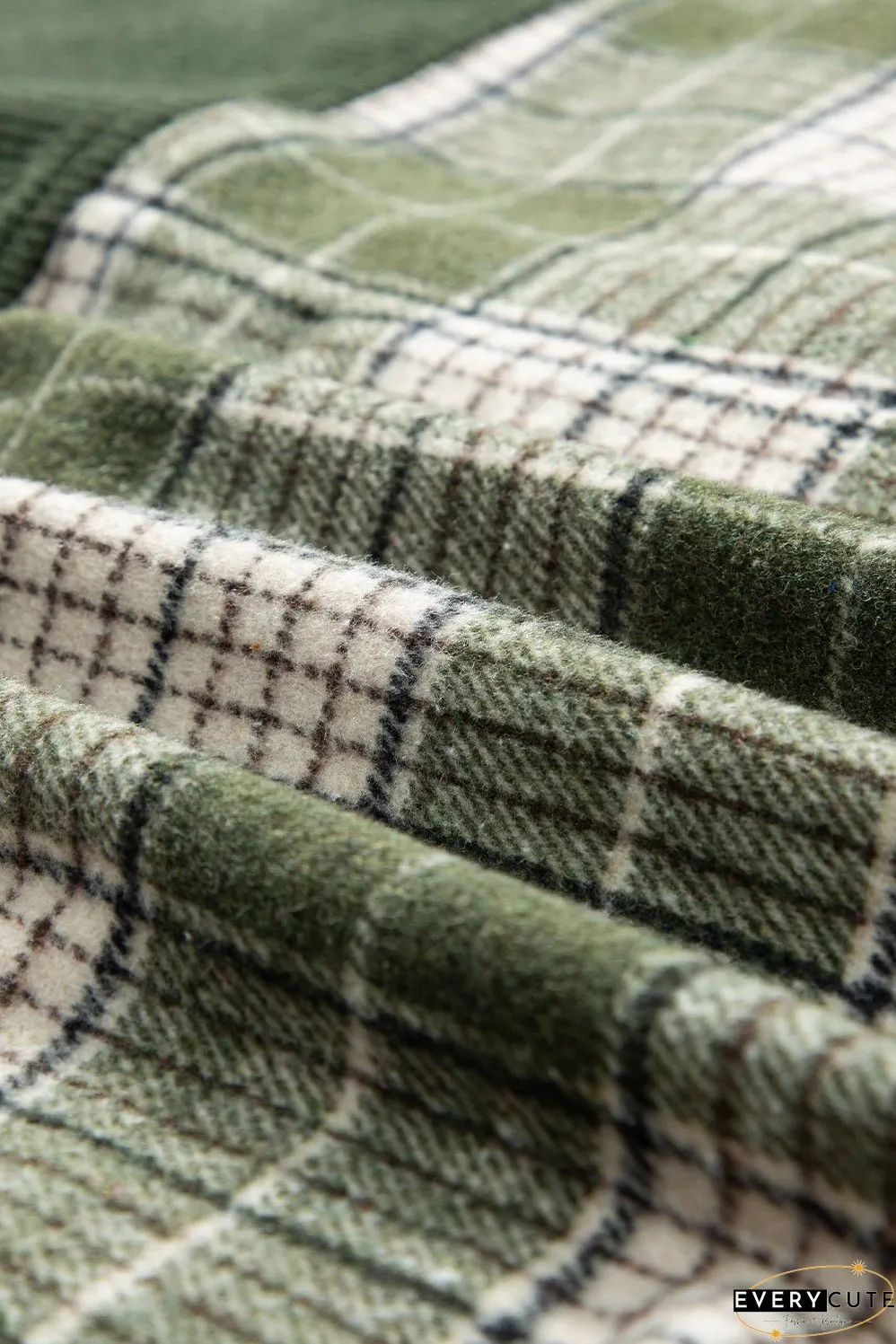 Comfortable Plaid Corduroy Jacket