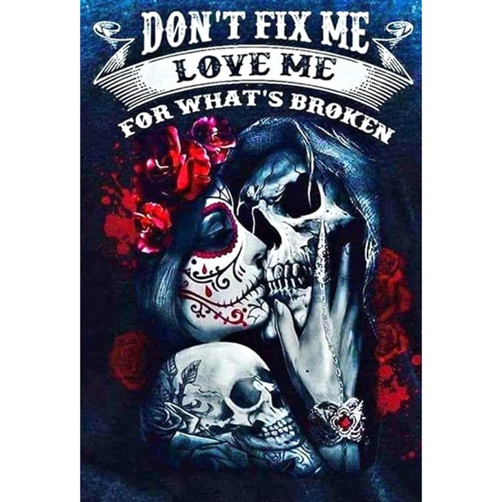 Skull - Full Round - Diamond Painting(30*40cm)