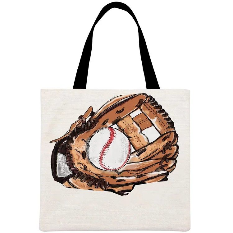 That Throw Was Perfect! Baseball Printed Linen Bag-Annaletters