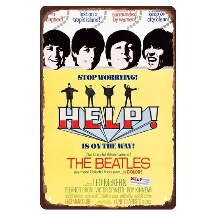 【20*30cm/30*40cm】The Beatles - Vintage Tin Signs/Wooden Signs