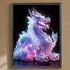 Luminous Dragon - Round Drill Diamond Painting - 30*40CM