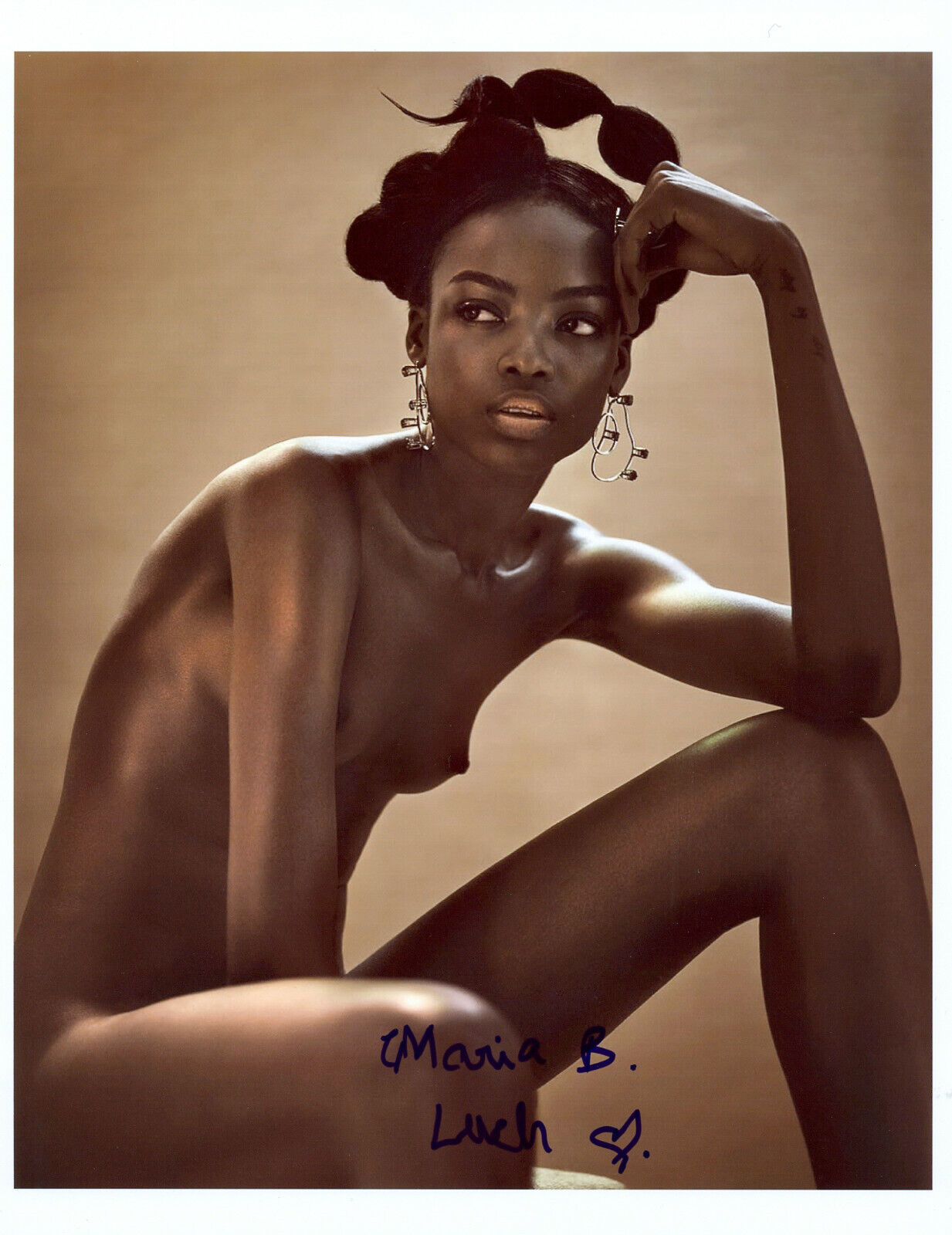 MARIA BORGES Signed Photo Poster paintinggraph - Angolan Model - Art preprint