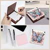 Wooden DIY Butterfly Flower Diamond Painting Kit Note Box with 160 Papers Gifts