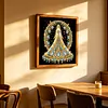 Diamond Painting-DIY Crystal Rhinestone Flower Shining Girl