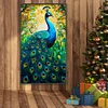 Diamond Painting-DIY Full Round Drill Peacock(70*40 CM)