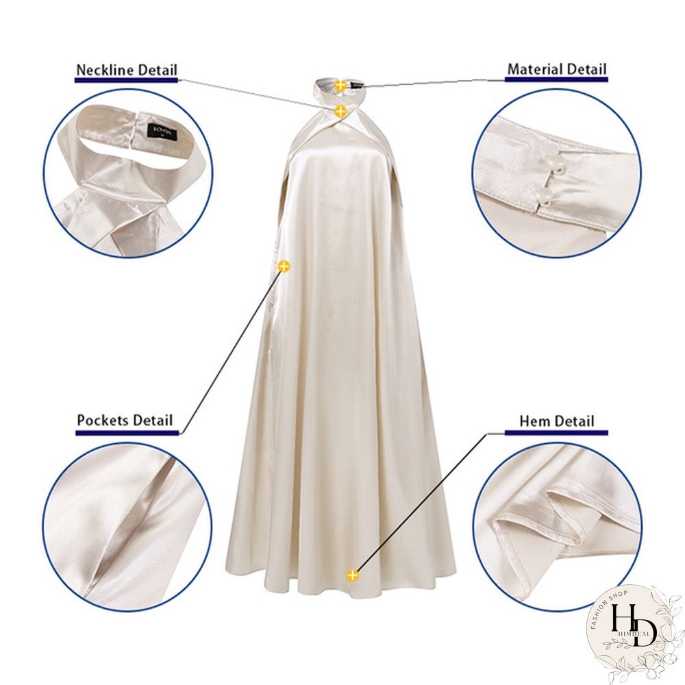 Women Fashion O Neck Pleated Long Maxi Dresses Solid Color Sleeveless Strap Baggy Vestido S-5Xl