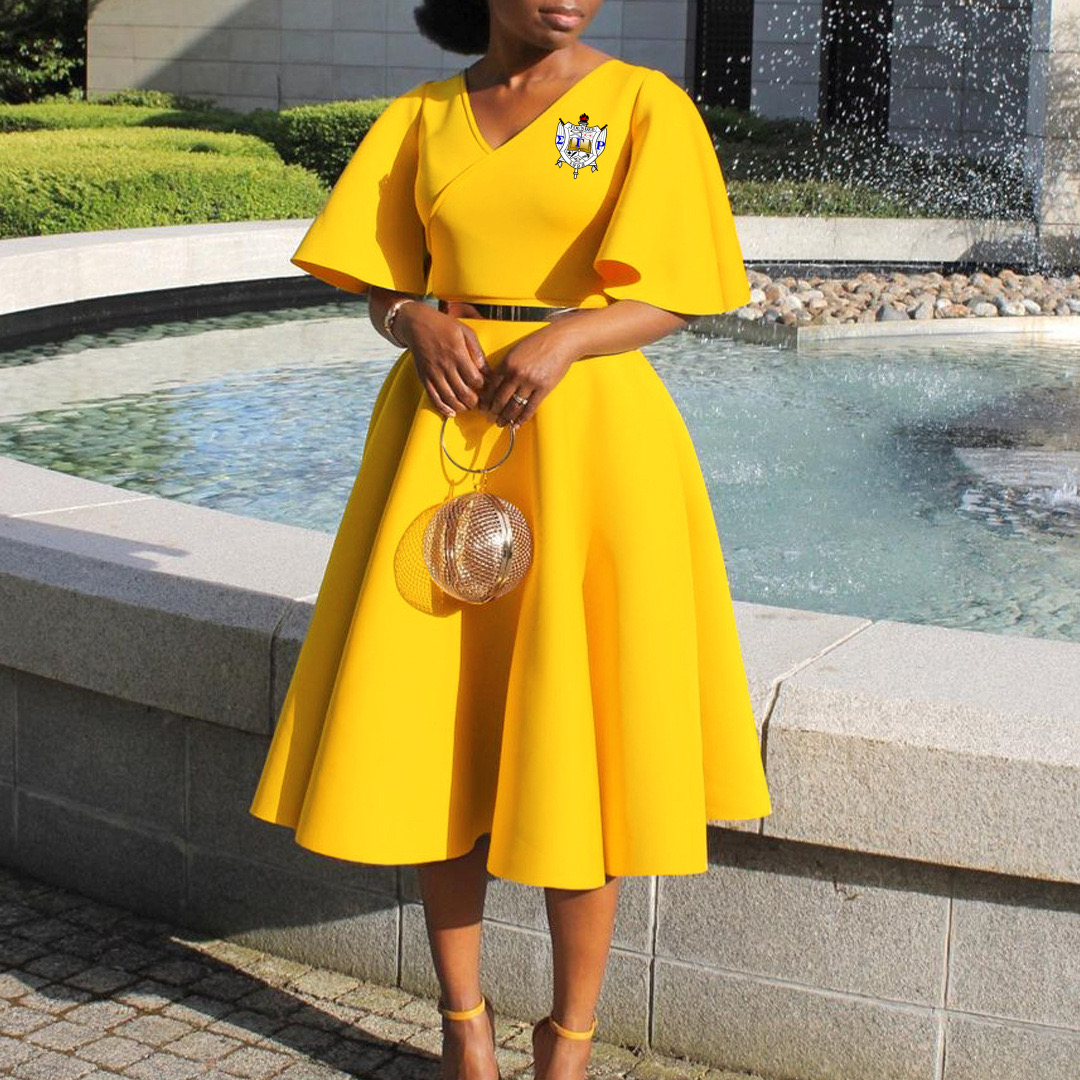 Cotton long skirt dress