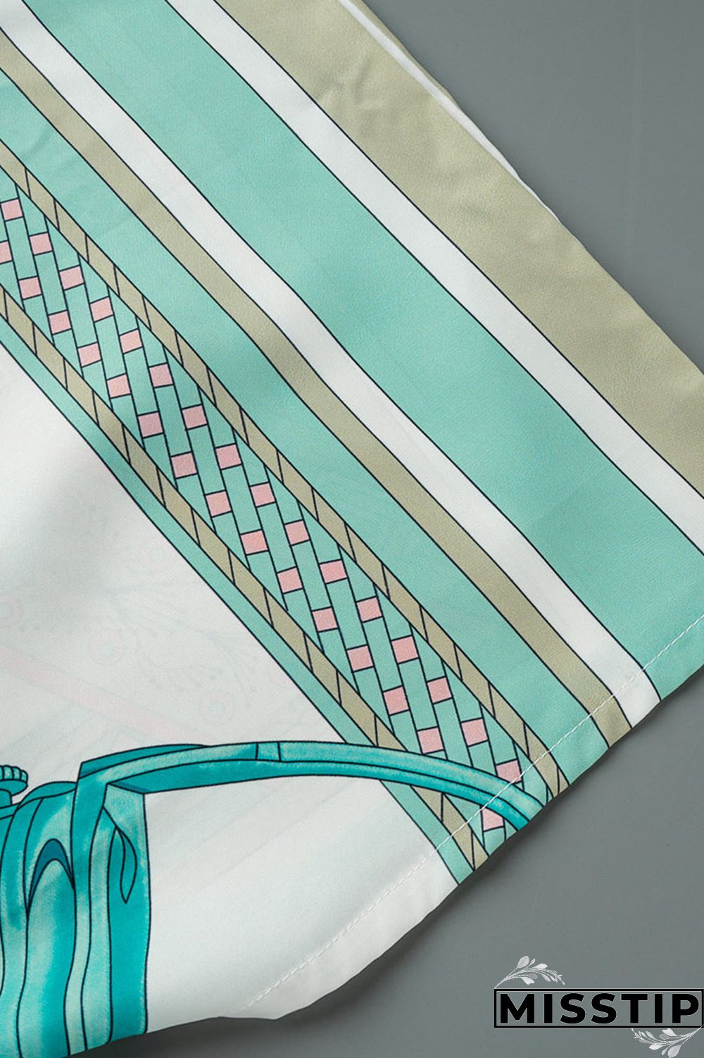 Blue Fashion Casual Print Cardigan Outerwear