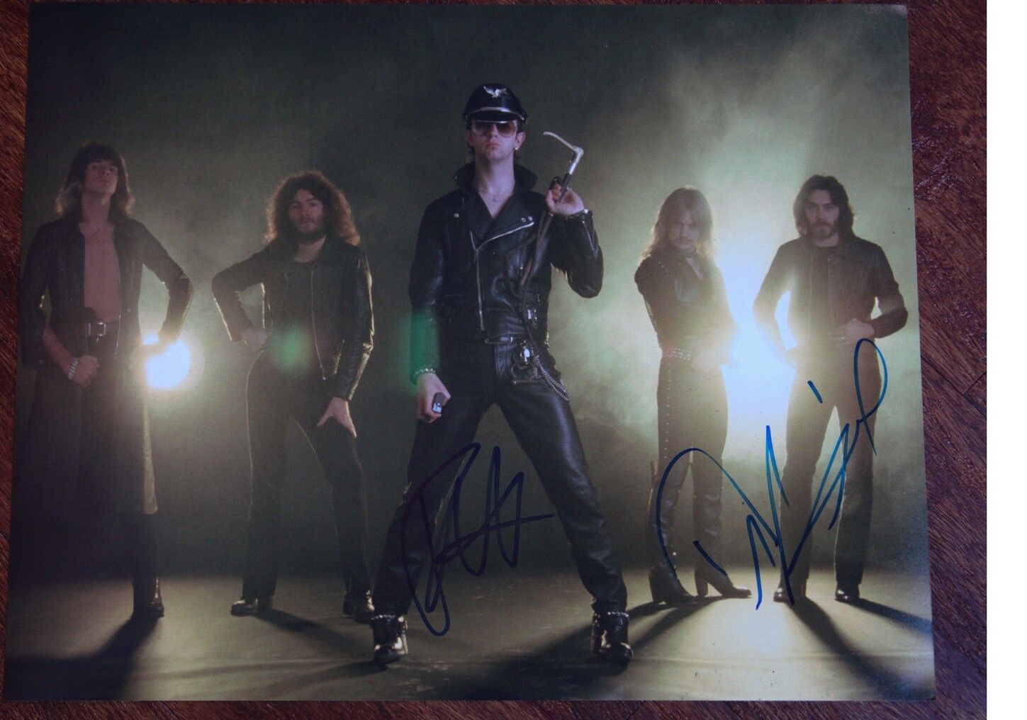 GFA Judas Priest * ROB HALFORD & IAN HILL * Signed 11x14 Photo Poster painting J4 PROOF COA