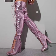 ASPESI フリツショツ G0210G208 85265PINK 424 Marathon Zipped Boots In Pink – ESSXNYC