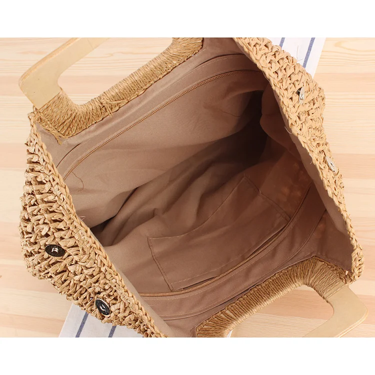 Handmade Straw Bag summer Beach handbag