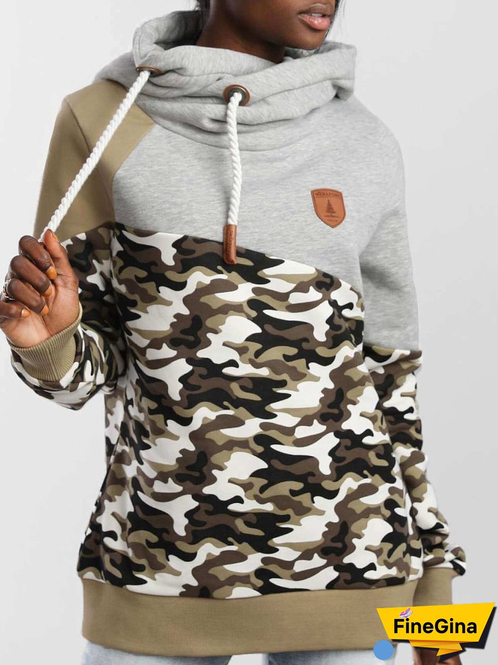 Camo Casual Hoodie Sweatshirts