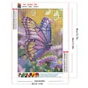30x40cm papillon 5d bricolage full drill rond diamant peinture kit pour la d&eacute;coration int&eacute;rieure