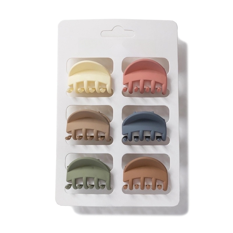 Women’s Sweet Geometric Bow Knot Plastic Resin Stoving Varnish Hair Claws