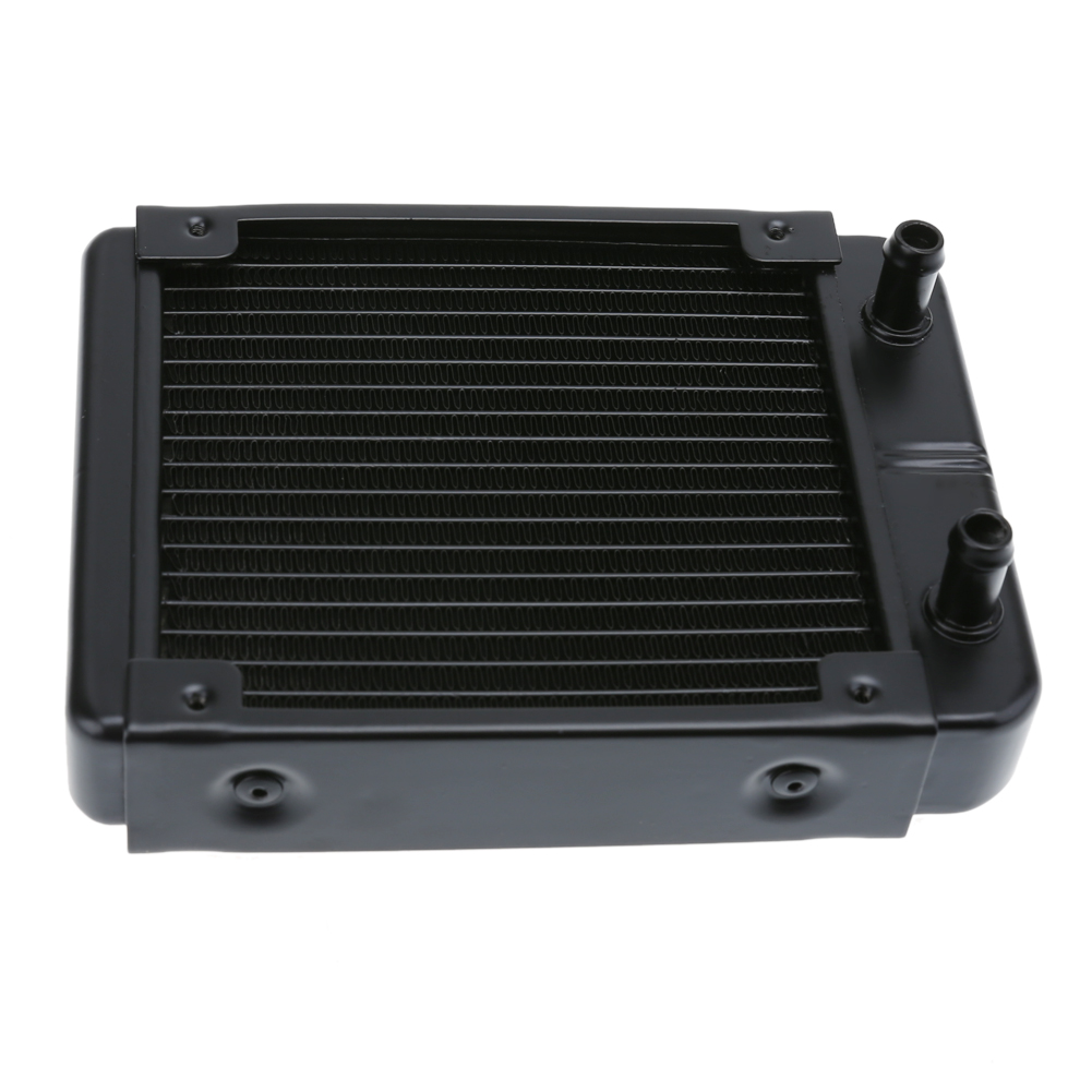 

1Pc 120mm 18 Tubes Aluminum Computer Water Cooling Radiator Heat Sink Part, 501 Original