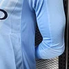 2025/2026 Long Sleeve Player Version Manchester City Home Football Shirt 1:1 Thai Quality