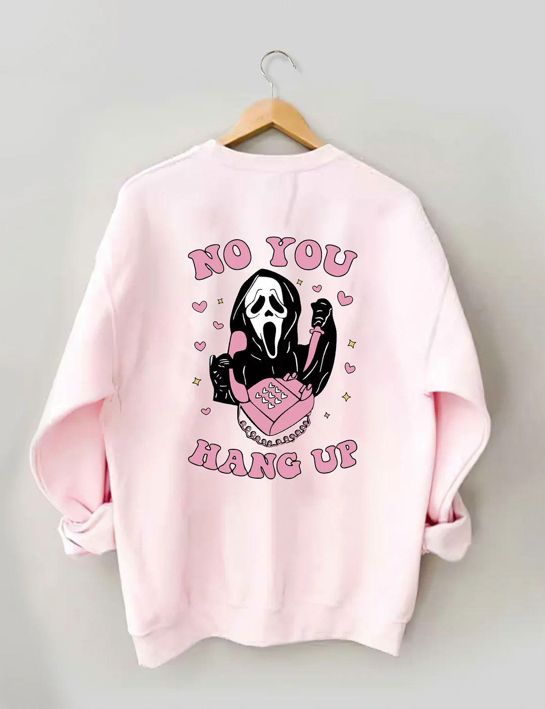 No You Hang Up Ghost Face Sweatshirt