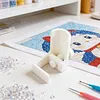 Diamond Painting Roller Tool Tidy Storage Canvas Painting Roller Helper Easy Handling Diamonds Paintings Scroll Storage Tool for Keeping Canvases of Organized (white set)