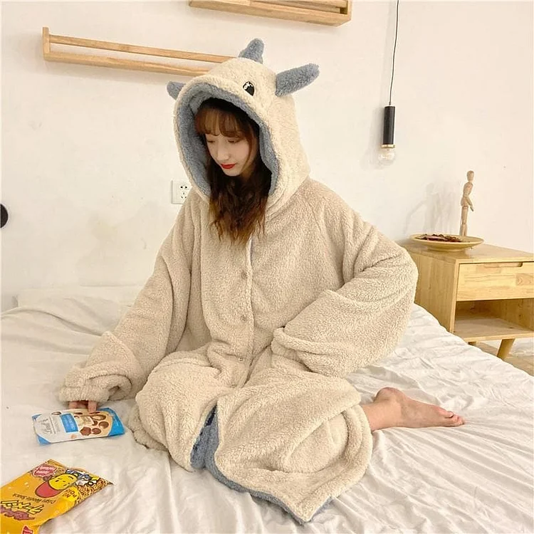 Free Ship Cartoon Cute Dinosaur Pajamas SP15181