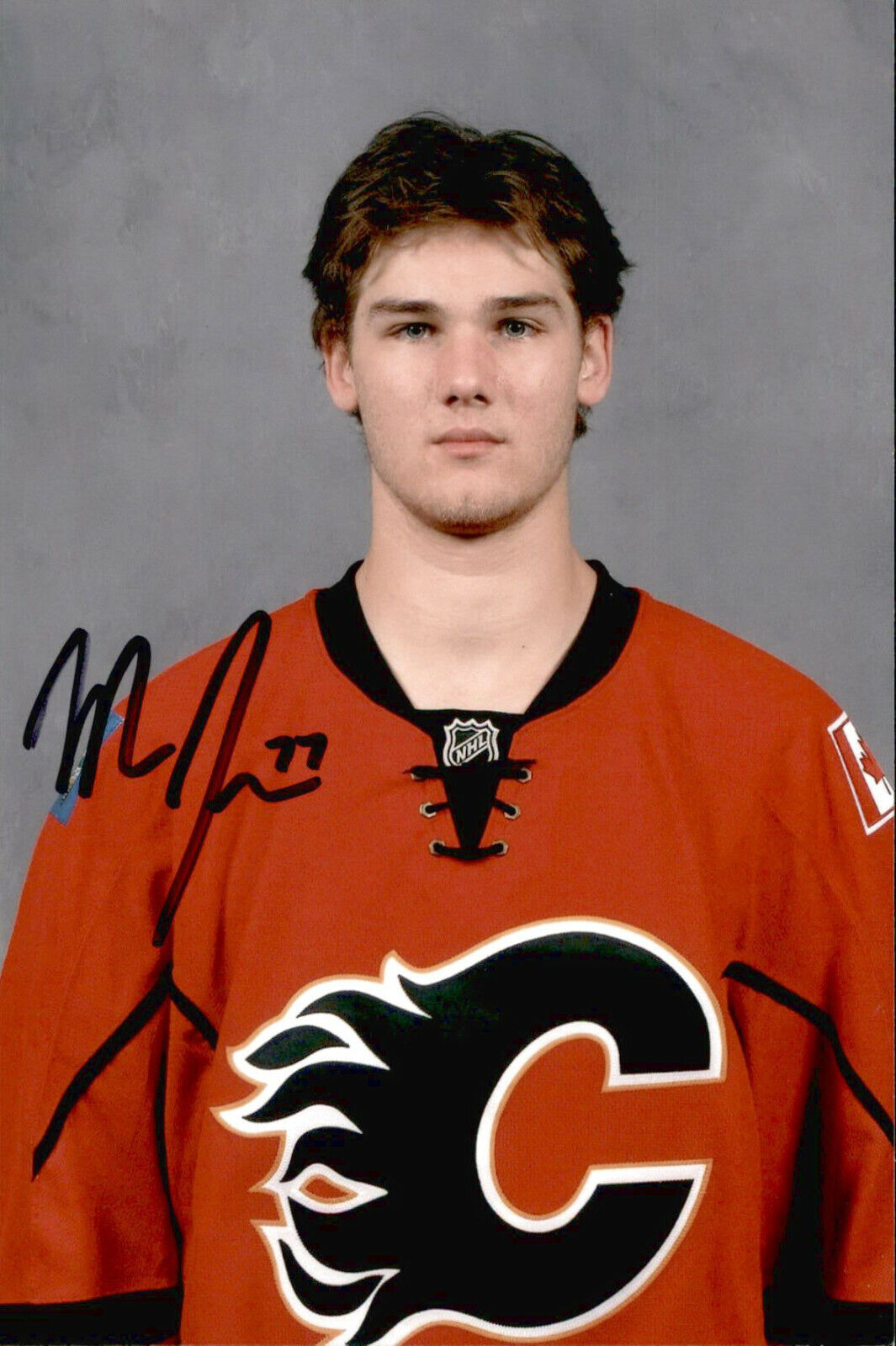 Mark Jankowski SIGNED autographed 4x6 Photo Poster painting CALGARY FLAMES #4