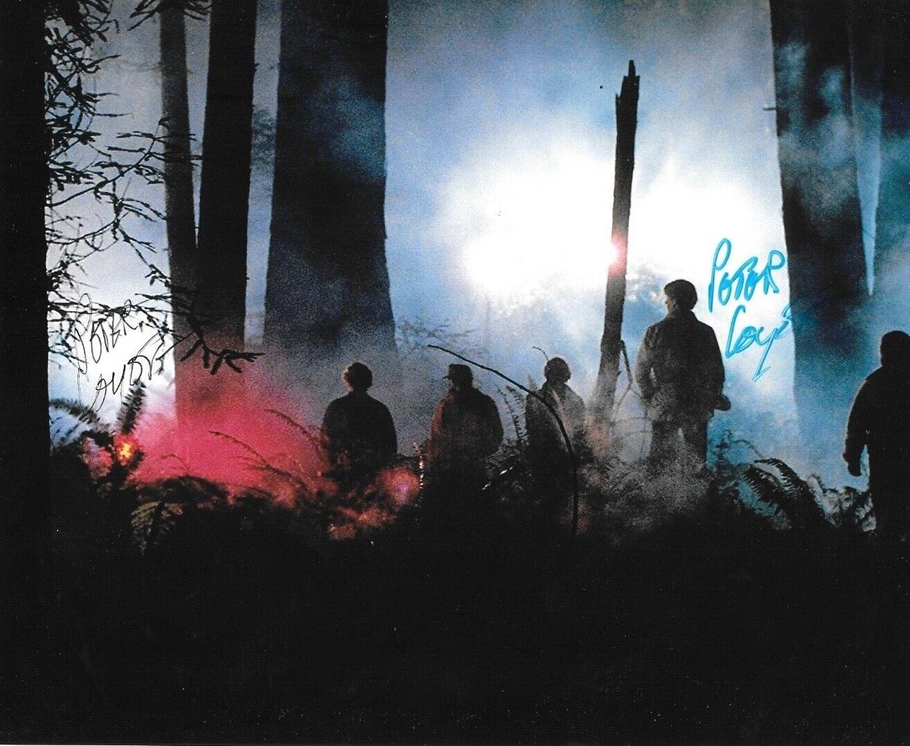 * PETER COYOTE * signed 8x10 Photo Poster painting * E.T. THE EXTRA TERRESTRIAL * COA * 5