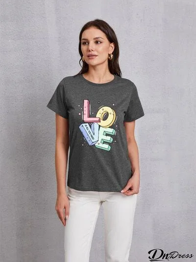LOVE IS ALL YOU NEED Round Neck T-Shirt