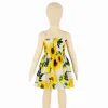 Baby Girl Summer Cotton Dress Children Fashion Dress Thin Girl Style Halter Skirt Children's Floral Skirt
