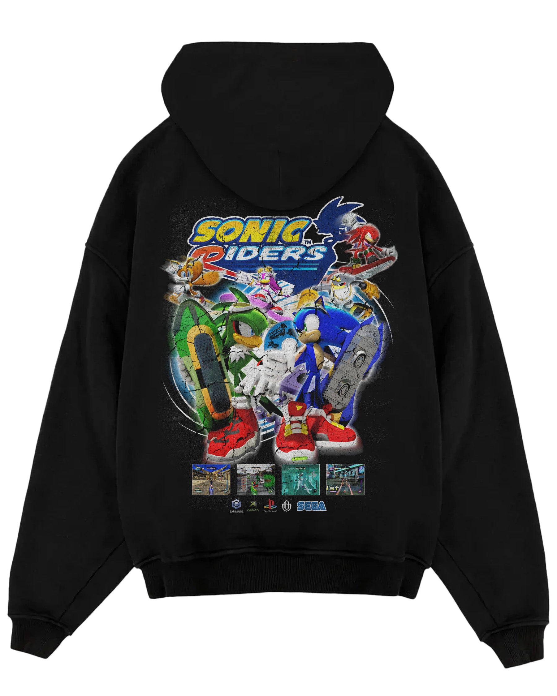 Video Games 'Sonic Riders' Oversized Hoodie