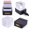 Crystal Cube Holographic Desktop Smart Weather Station Digital Clock for Home