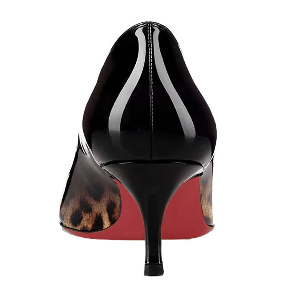60mm Kitten Red Soles Heels Gradient Color Party Daily Pumps-vocosishoes