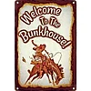 Welcome to the bunkhouse - Vintage Metal Signs - 20*30cm/30*40cm