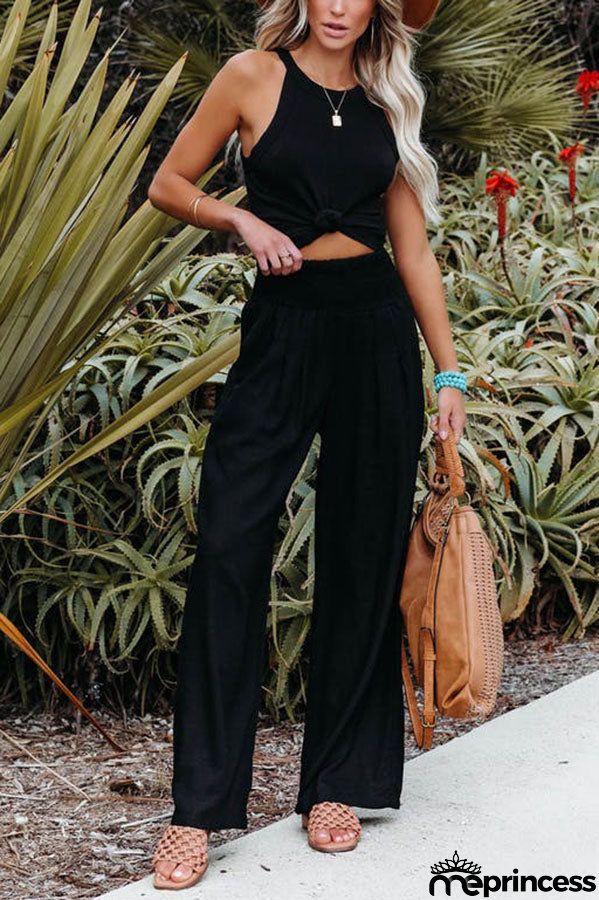 Fresh Air Pocketed Smocked Pants