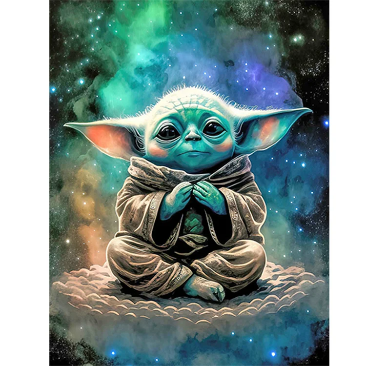 Yoda - Full Round - Diamond Painting (30*40cm)