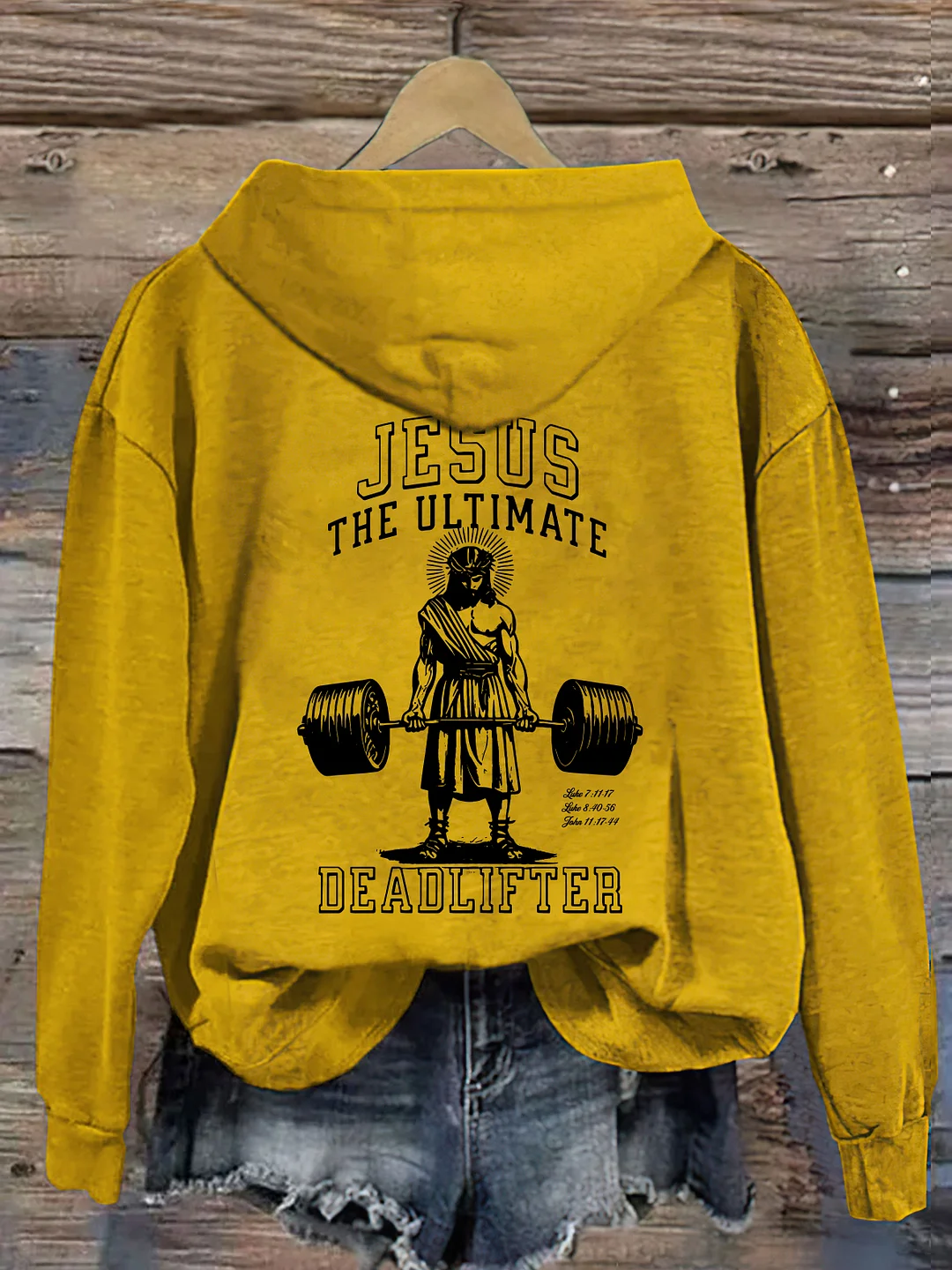 Vintage Jesus Ultimate Deadlifter Hoodie