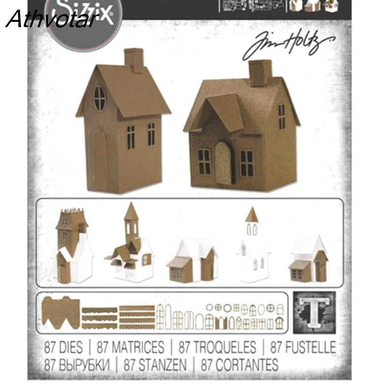 Athvotar New Arrival Skeleton Metal Cutting Dies For Halloween Decoration Diy Paper Card Scrapbook Photo Album Embossing Craft Dies