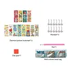 12 pi&egrave;ces : retour &agrave; la saison, kits de marque-pages en forme sp&eacute;ciale de diamant DIY avec des pompons, kits d&rsquo;art en diamant, marque-pages en strass kits de marque-pages pour adultes lisant des cadeaux, amoureux des livres
