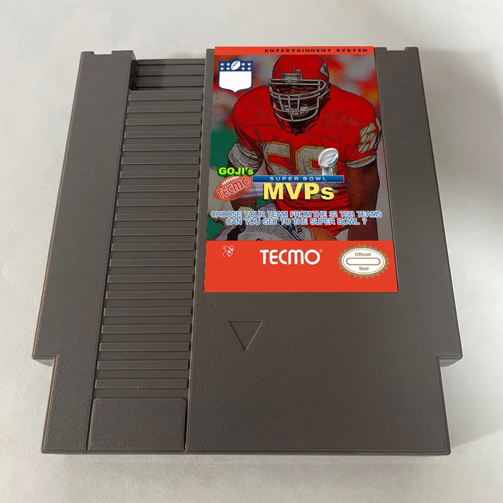 Goji's Tecmo Super Bowl NFL MVPS NES For Nintendo Entertainment System Console - 8 Bit Game Cartridge
