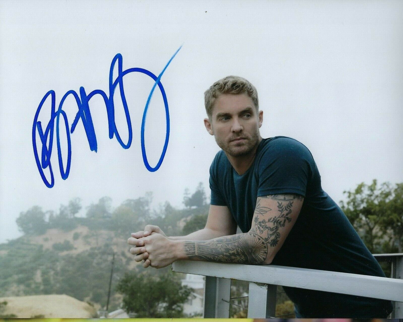 GFA Nercy & Here Tonight * BRETT YOUNG * Signed 8x10 Photo Poster painting PROOF B10 COA