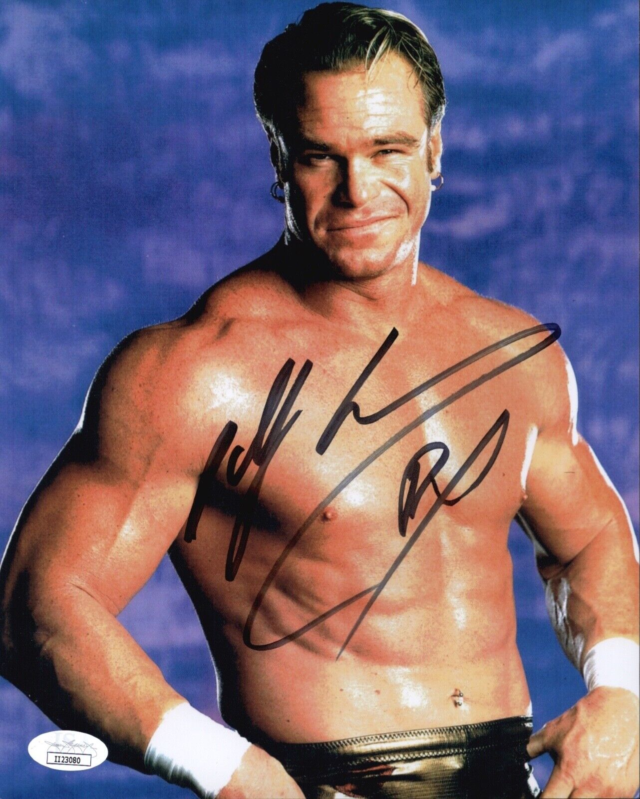 BILLY GUNN Signed WWE 8x10 Photo Poster painting Wrestler WWF Champion Autograph JSA COA Cert