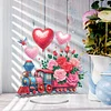 DIY Flower Train Acrylic Special Shape Diamond Painting Desktop Ornaments