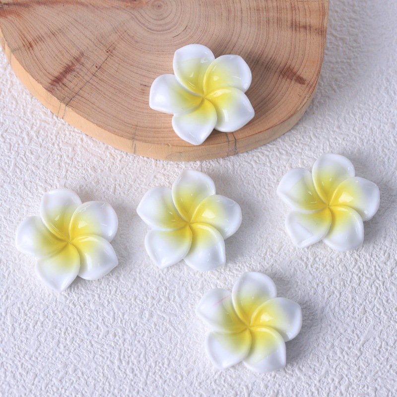 Mini Plumeria Summer Resin Flowers