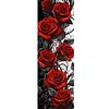 Black And Red Rose-11CT Stamped Cross Stitch 30*90cm/11.81*35.43in(Big Size)