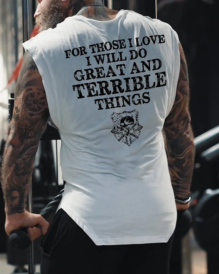 Even The Devil On My Shoulder Sometimes Whispers Man Vest