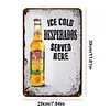 Bi&egrave;re Desparados - Panneaux en &eacute;tain m&eacute;tallique(20*30cm/30*40cm)