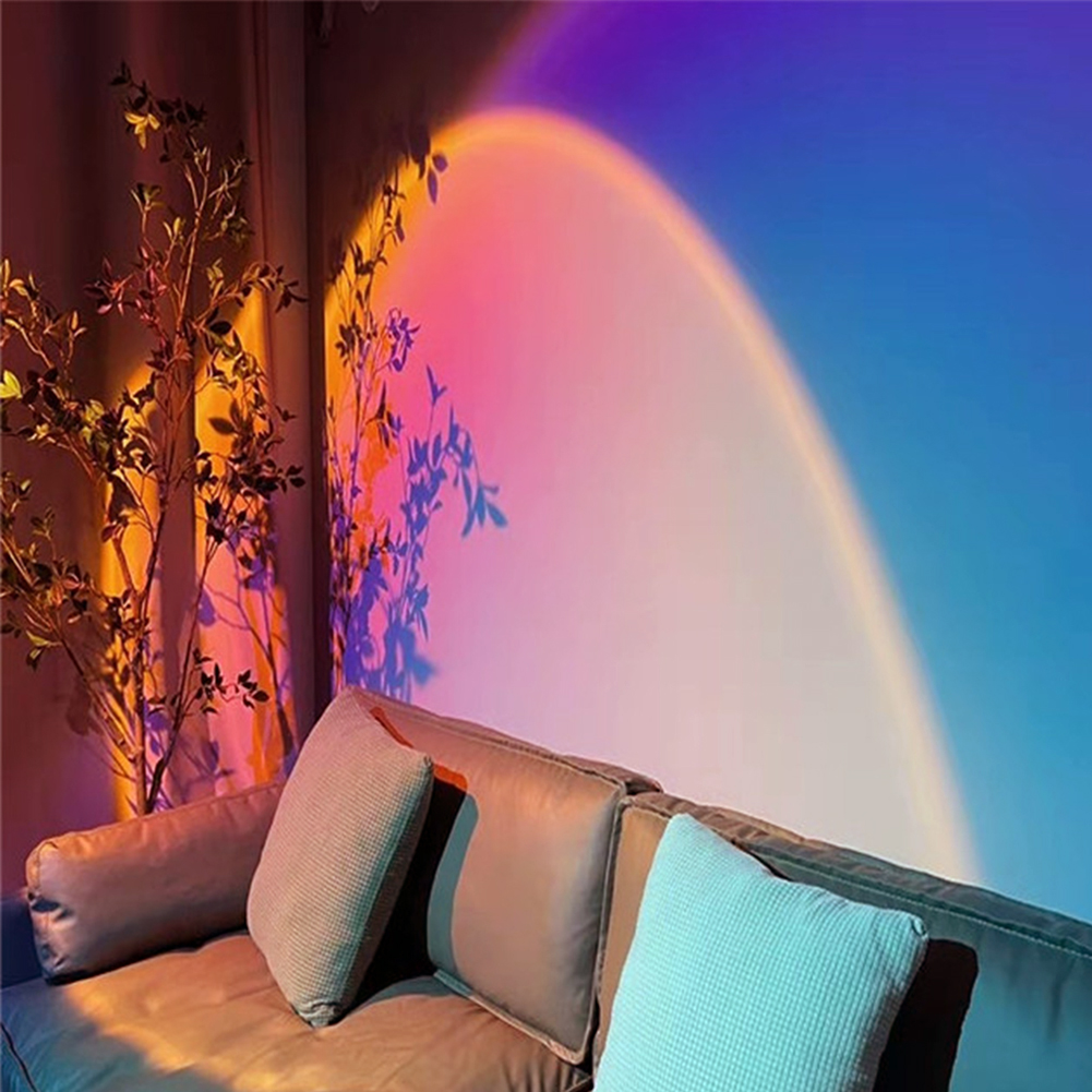 

Colorful Projection Atmosphere Rainbow Sunset Background-Sunset Light, 501 Original