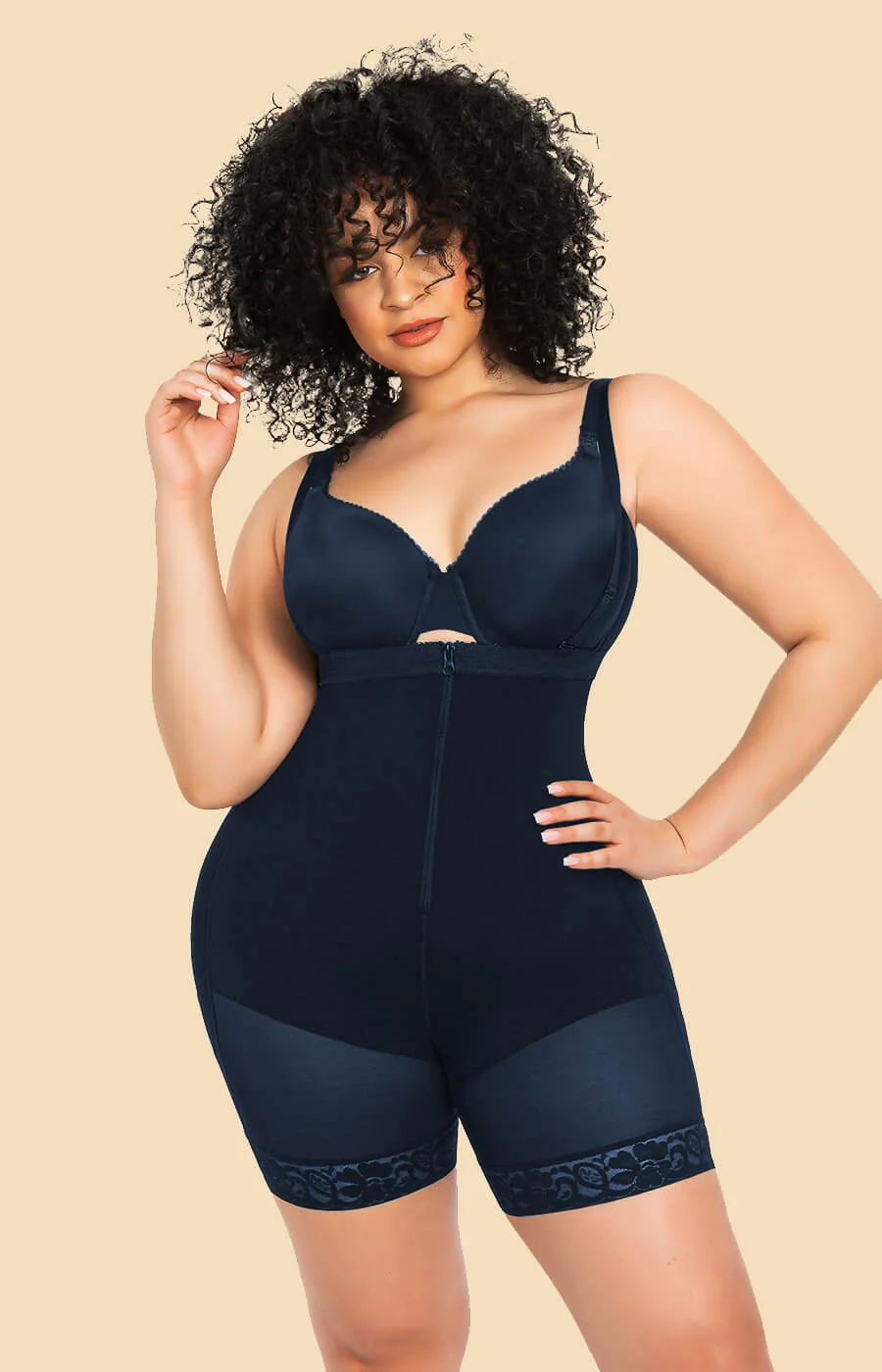 barenkul™ Firm Tummy Compression Bodysuit Shaper With Butt Lifter