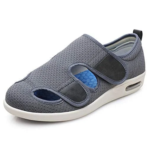 Unisex Plus Size Wide Diabetic Shoes for Swollen Feet Width Shoes - WD017